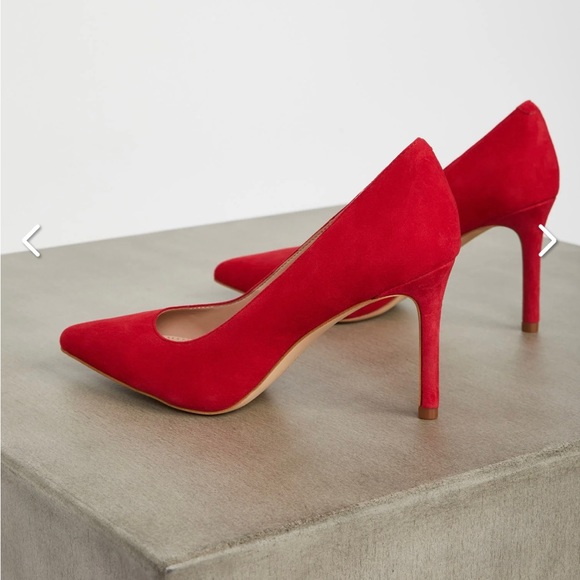 BCBG Generation Red Suede Pump - Picture 2 of 5
